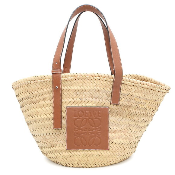 Loewe Handbags - Loewe handbag basket bag tote Straw Tan brown